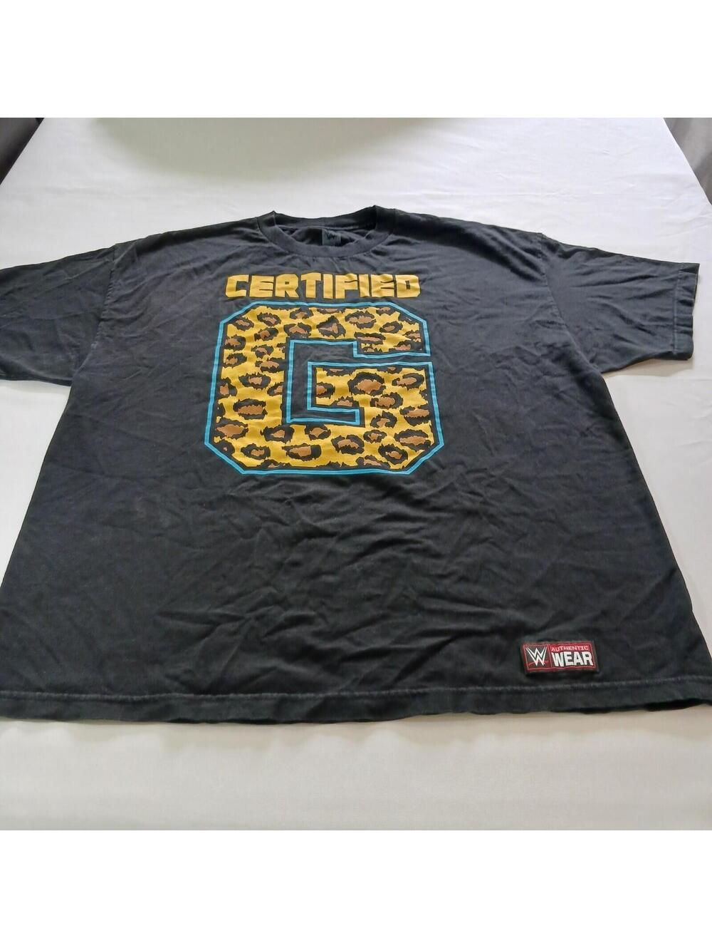 WWE Authentic Enzo Amore Big Cass Certified G Cotton T-Shirt Pro Wrestling Sz 2X